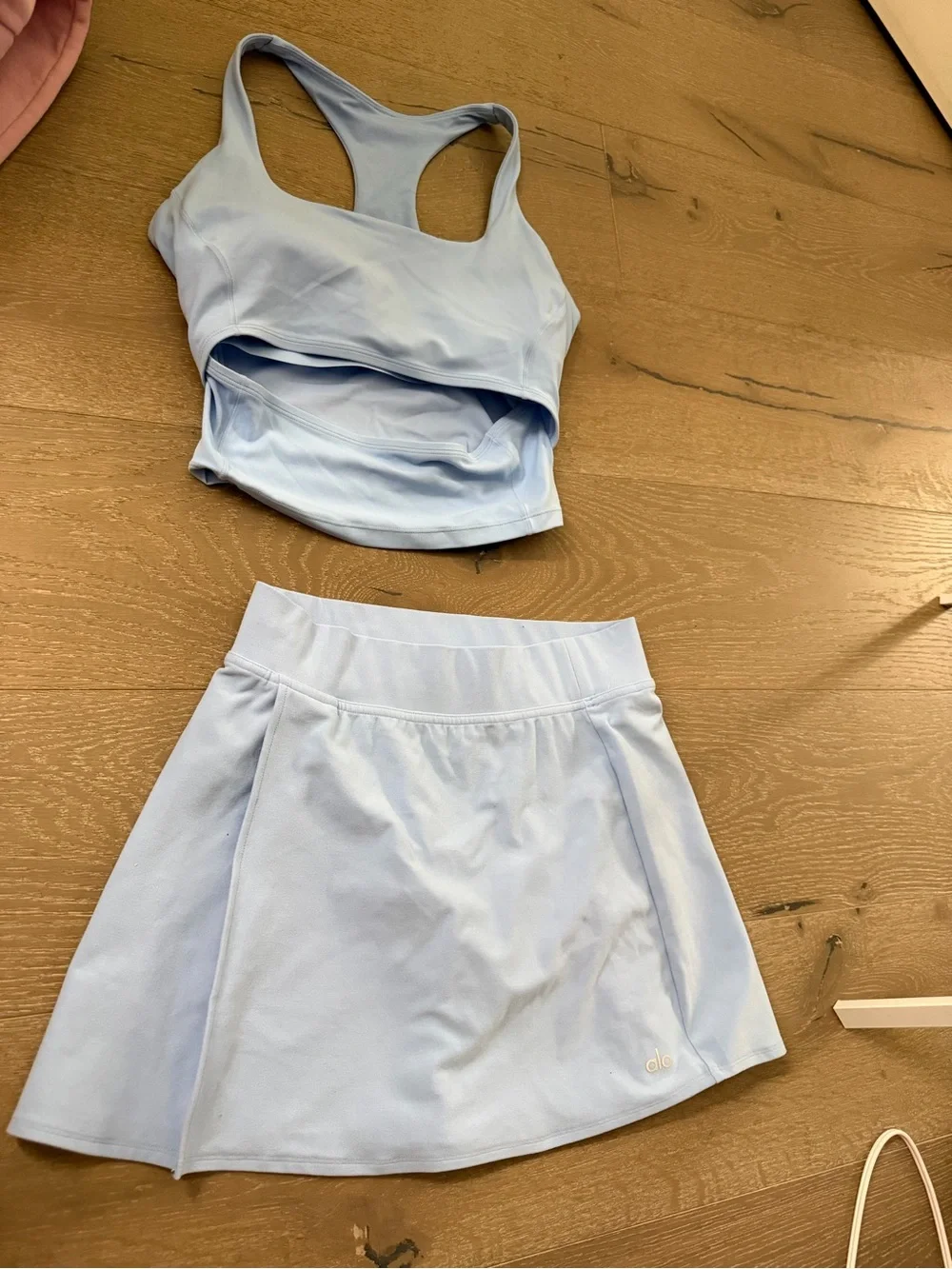 ALO Yoga Airbrush High-Waist Good Form Tennis Skirt